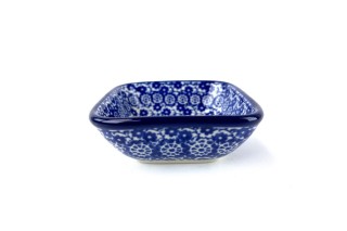 604 Bunzlau vierkant schaaltje 8 x 8 cm 2615X Kleine vierkante schaaltjes